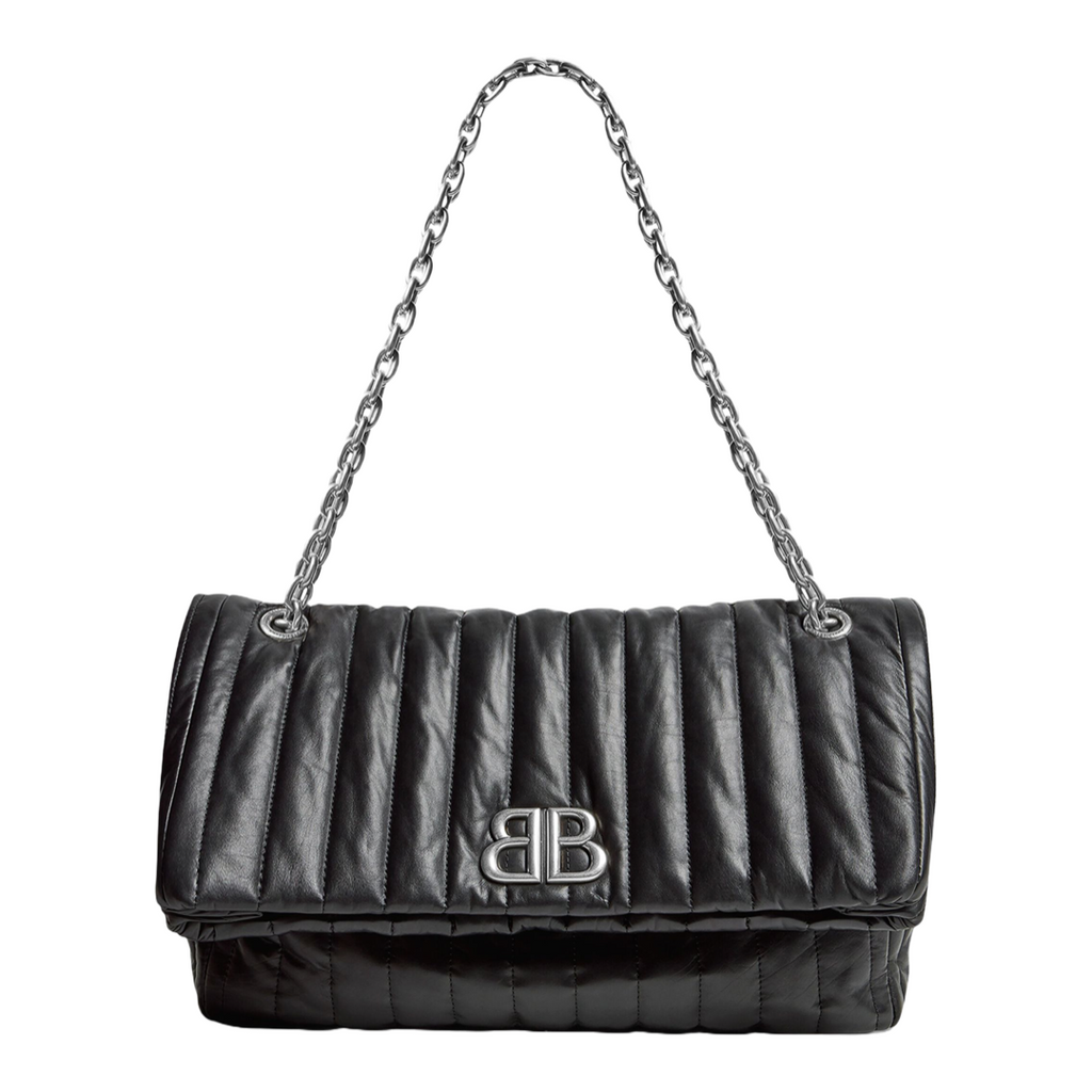 Balenciaga Medium Quilted Monaco Shoulder Bag