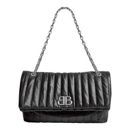Balenciaga Medium Quilted Monaco Shoulder Bag