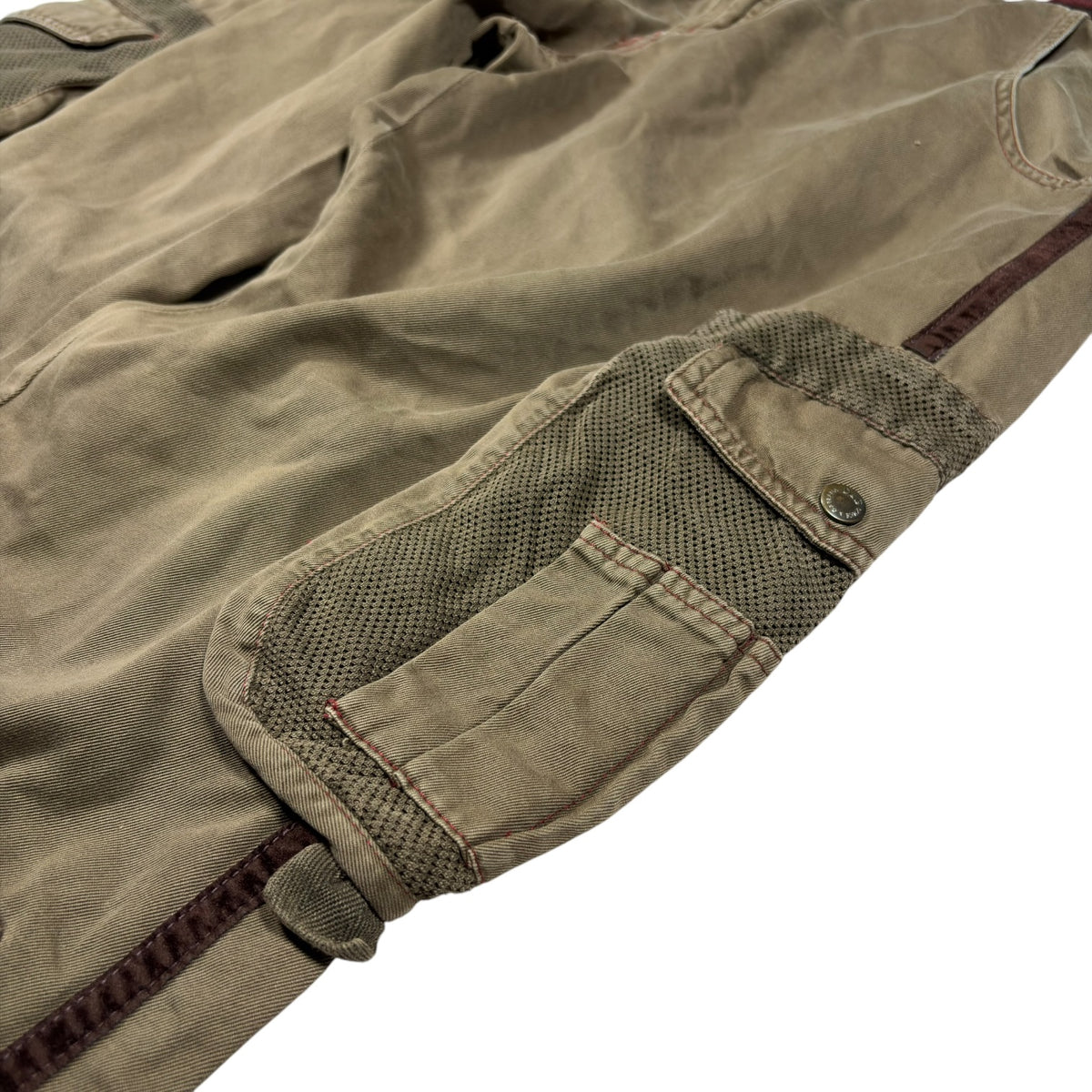 Dolce & Gabbana Olive Green Multi-Pocket Cargo Trousers