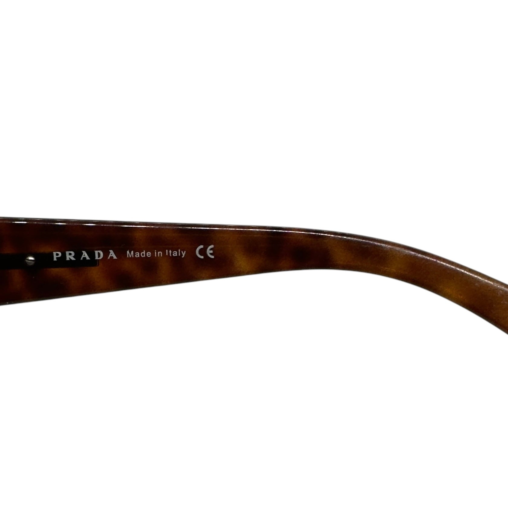 Prada Vintage Tortoiseshell & Gunmetal Aviator Sunglasses