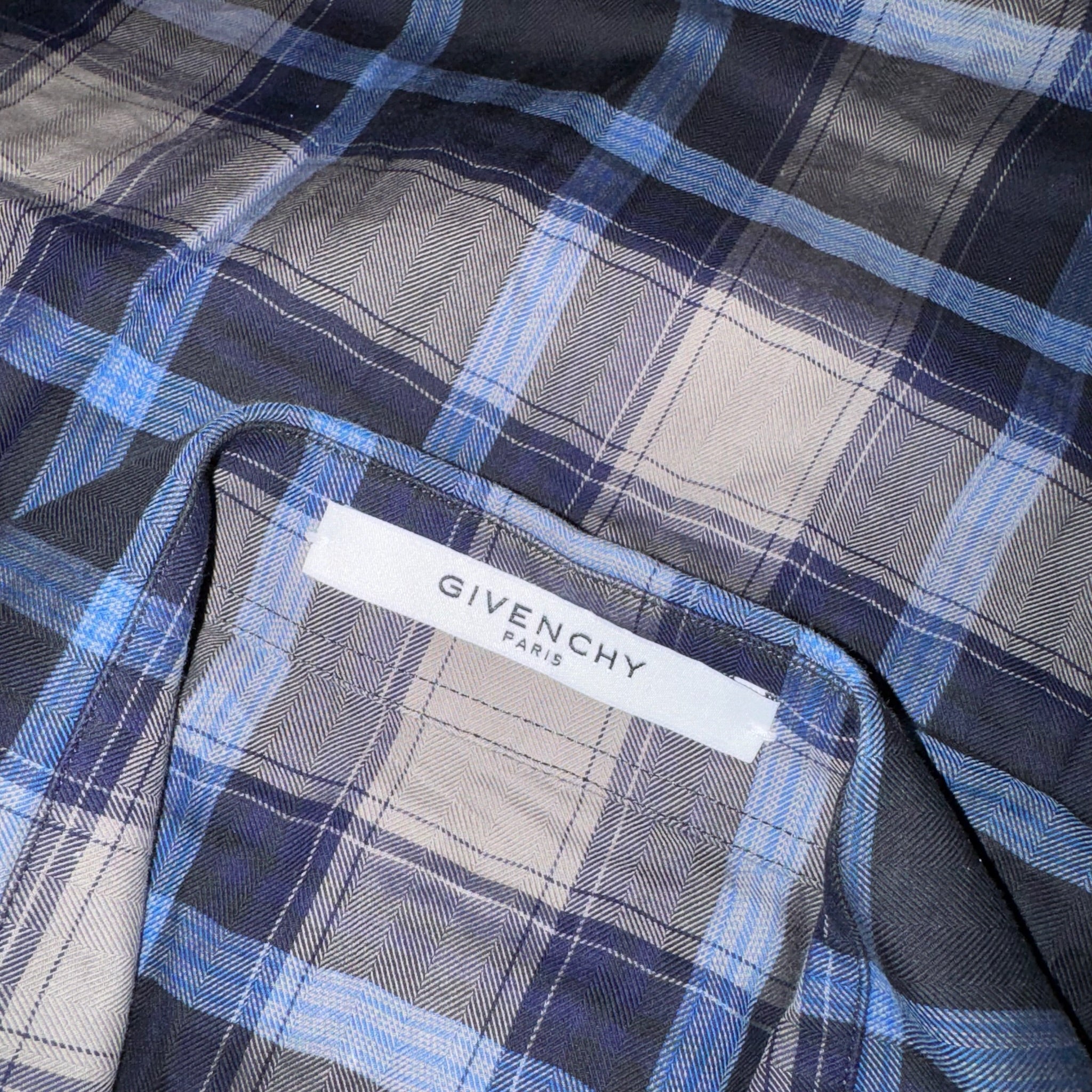 Givenchy Star Print Check Shirt