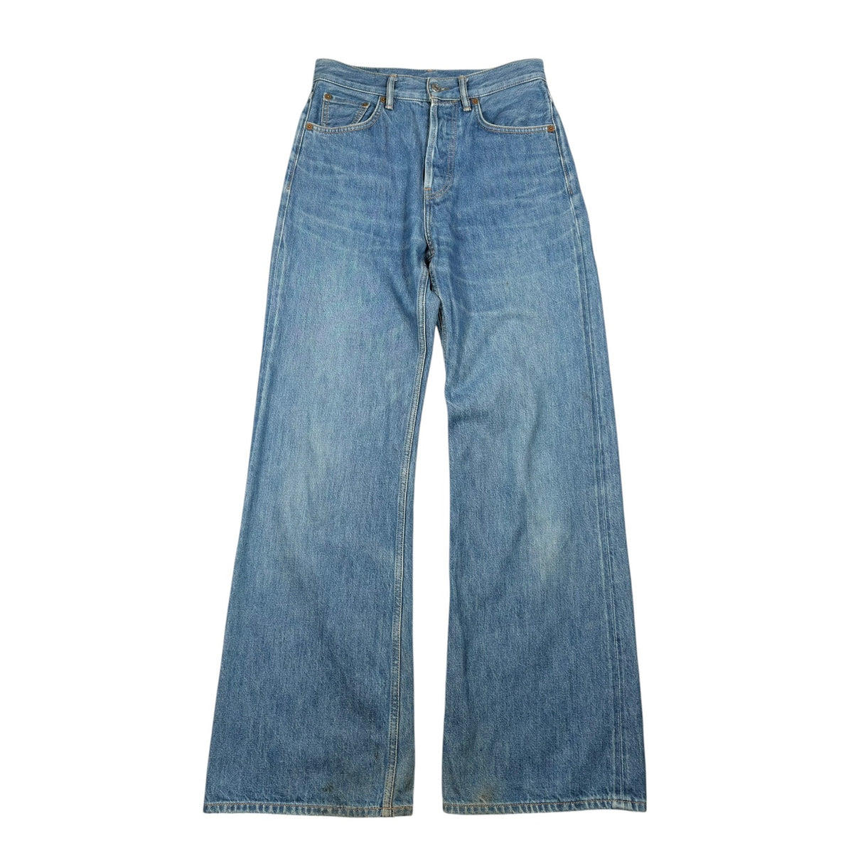 Acne Studios 2021F Dark Blue Trash Jeans