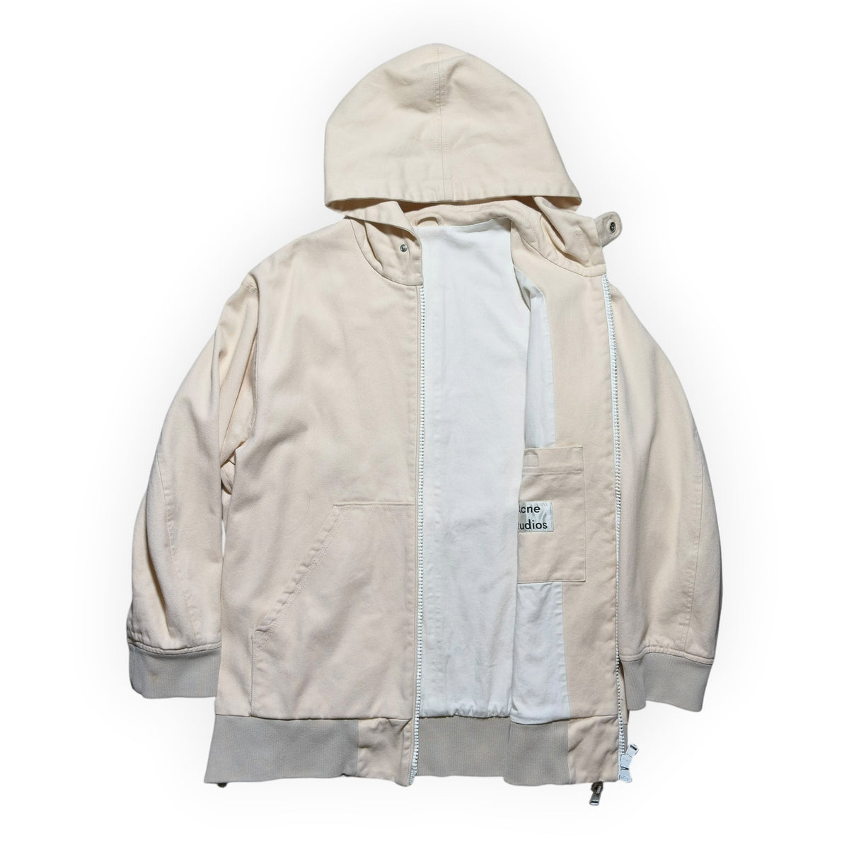 Acne Studios Hooded Cotton Twill Jacket