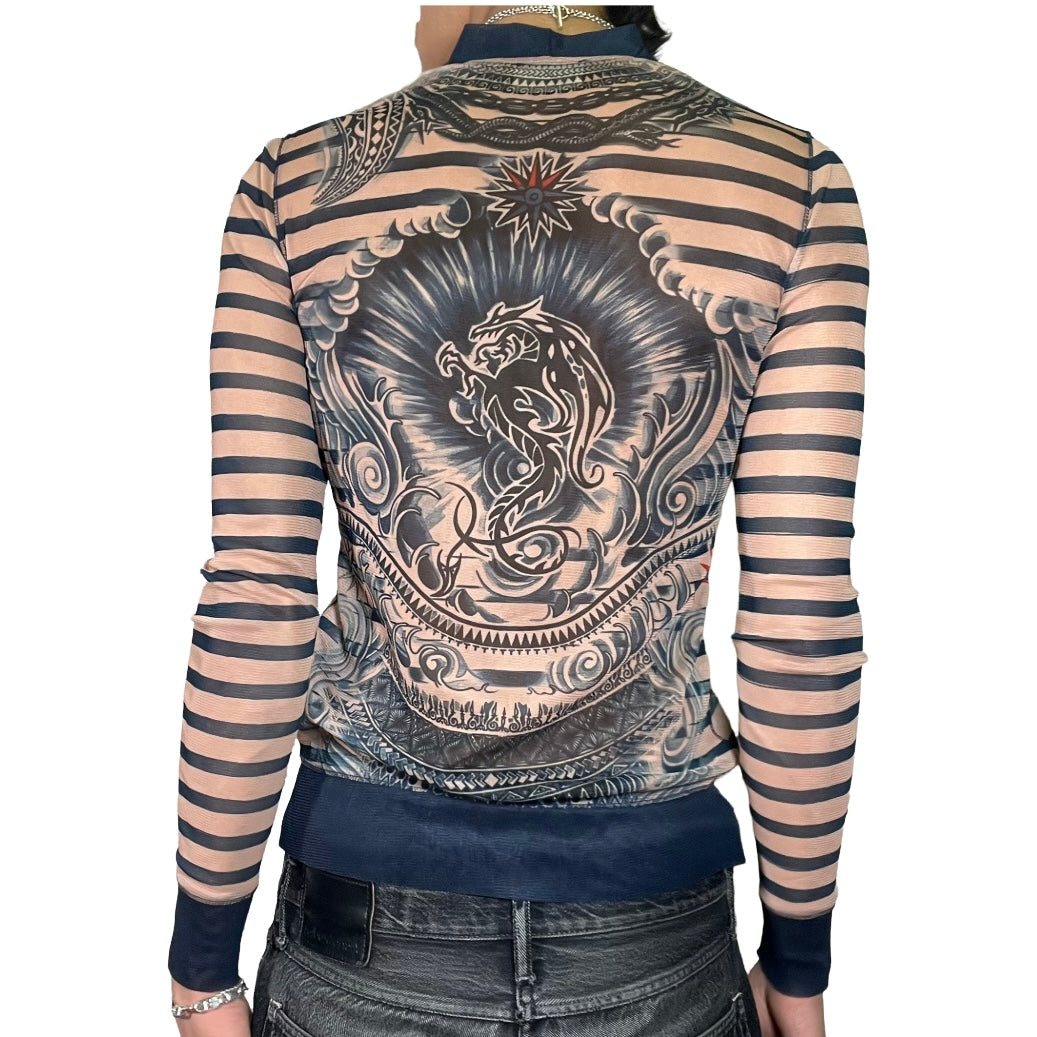 Jean Paul Gaultier x Lindex Mesh Cardigan