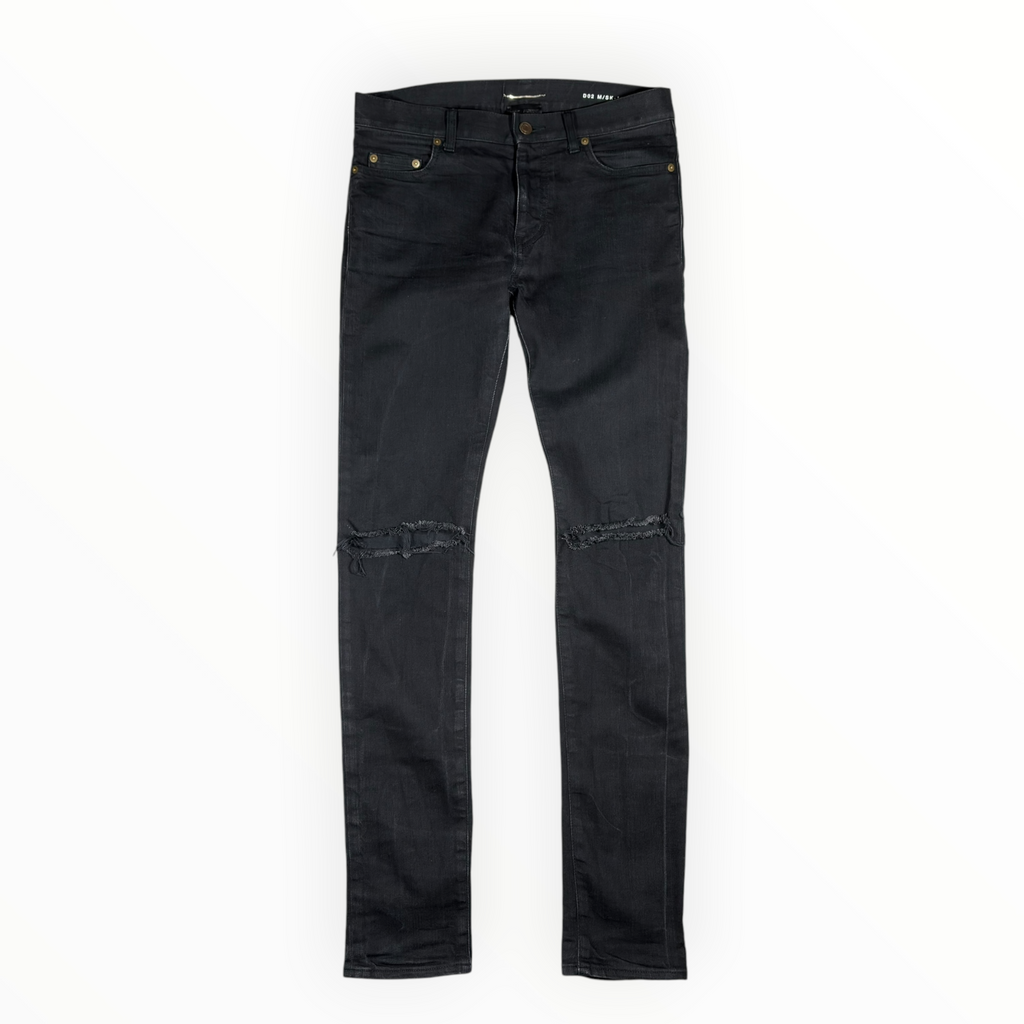 Saint Laurent 2016 D02 Knee-Slit Jeans