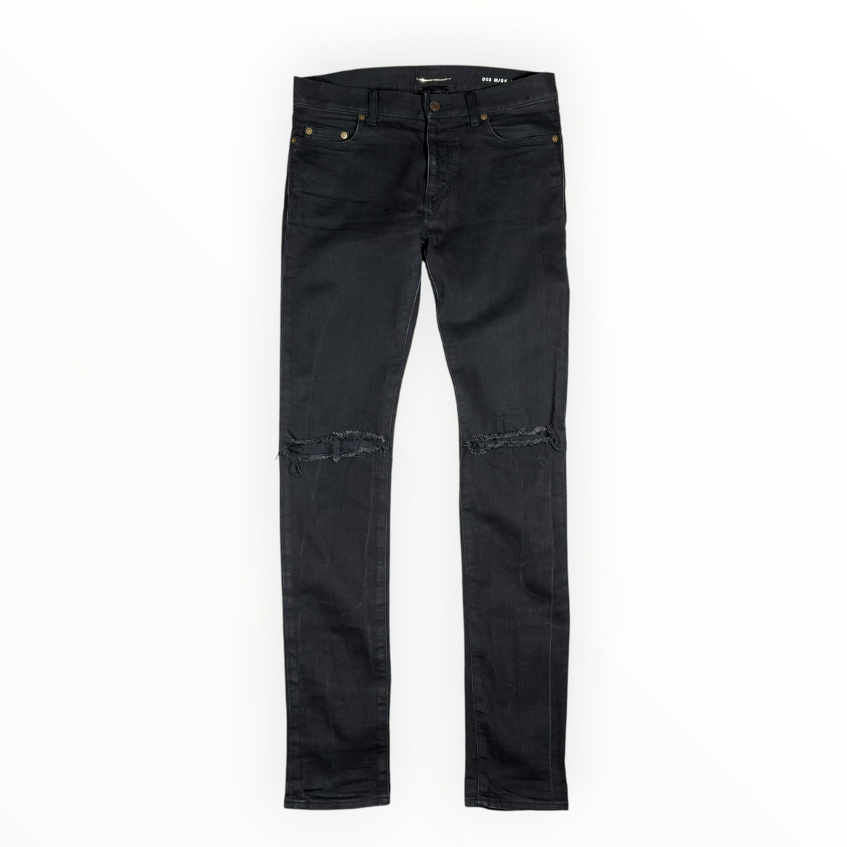 Saint Laurent 2016 D02 Knee-Slit Jeans