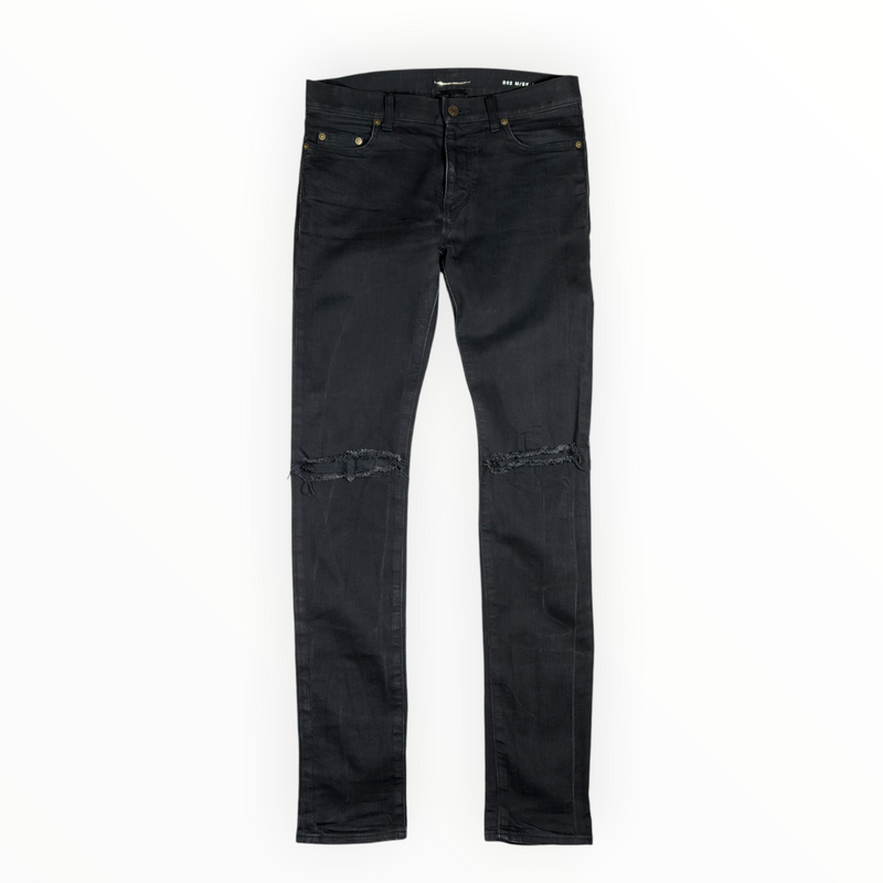 Saint Laurent 2016 D02 Knee-Slit Jeans
