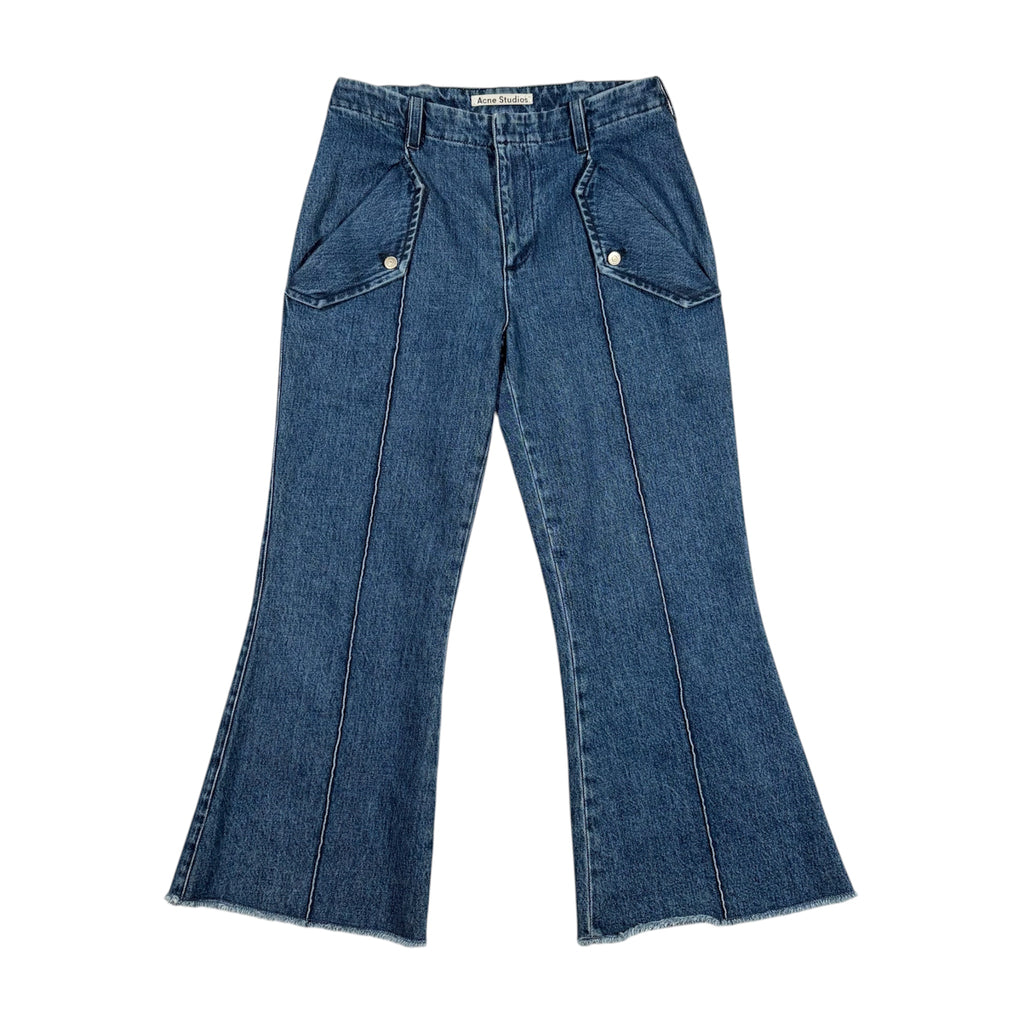 Acne Studios Patch Pocket Flared Jeans