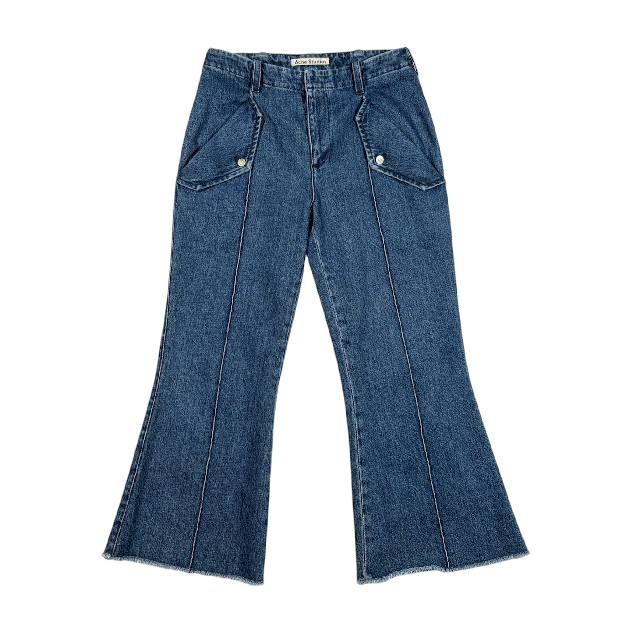 Acne Studios Patch Pocket Flared Jeans