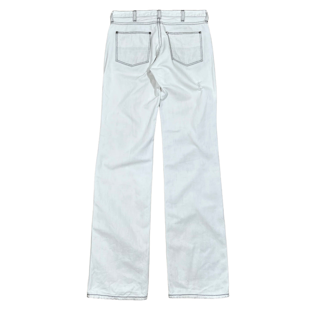 SS02 Number (N)ine "Modern Age" Tattered Jeans