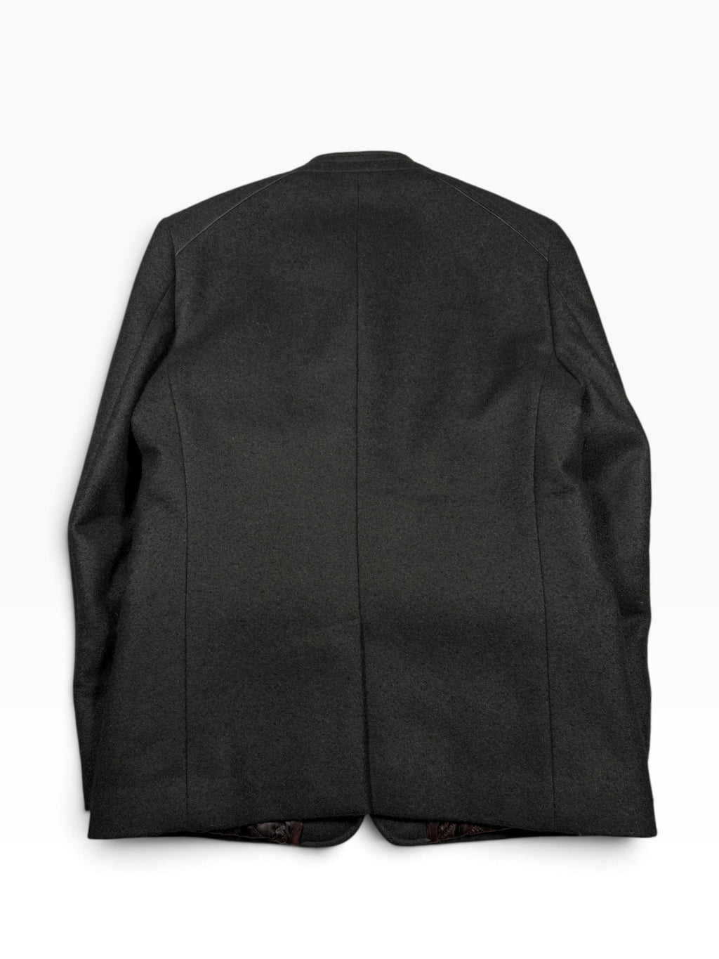 Versace Wool Mandarin Collar Jacket