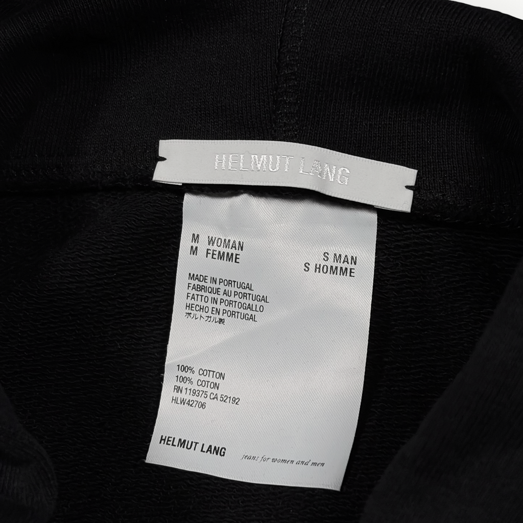 Helmut Lang Embroidered Logo Hoodie