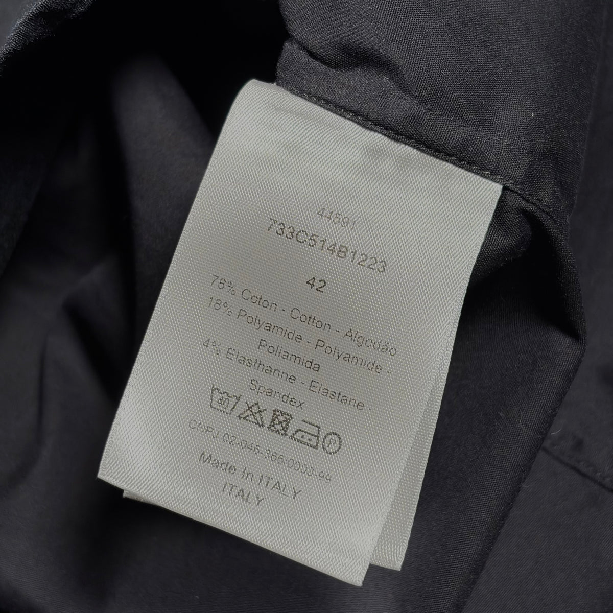 Dior 2017 Embroidered Bee Button-Up Shirt