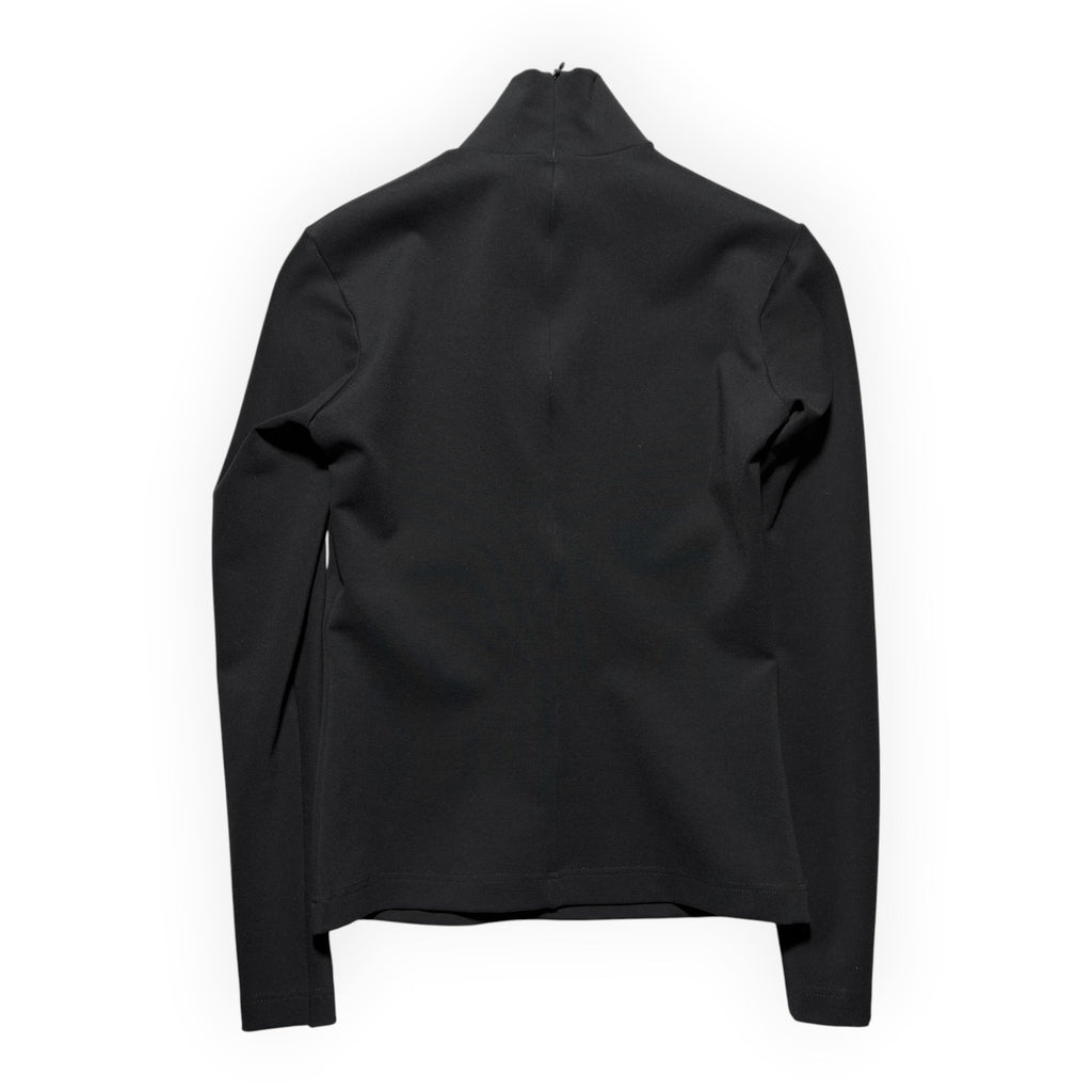 Balenciaga 2022 Sporty B Zip-Back Turtleneck