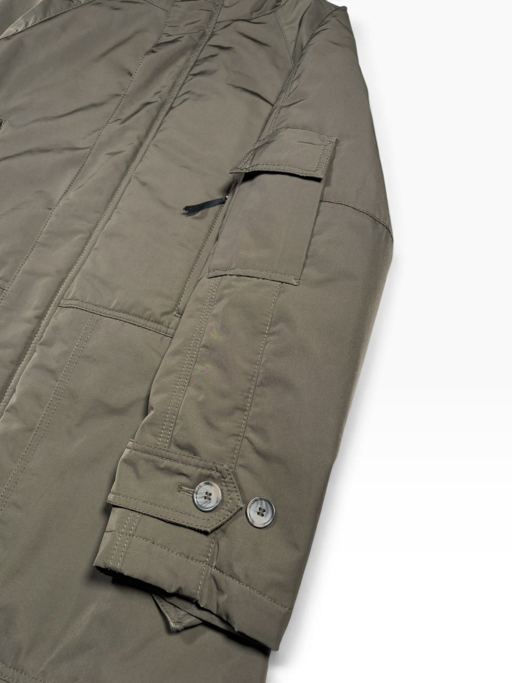 Dolce & Gabbana Khaki Utility Hooded Parka