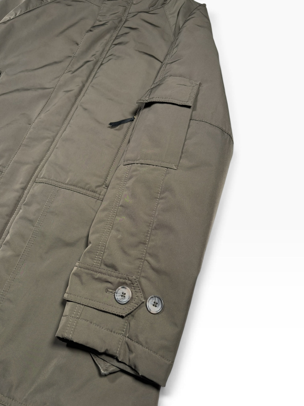 Dolce & Gabbana Khaki Utility Hooded Parka