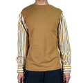 Dries Van Noten Contrasting Striped Sleeve Top