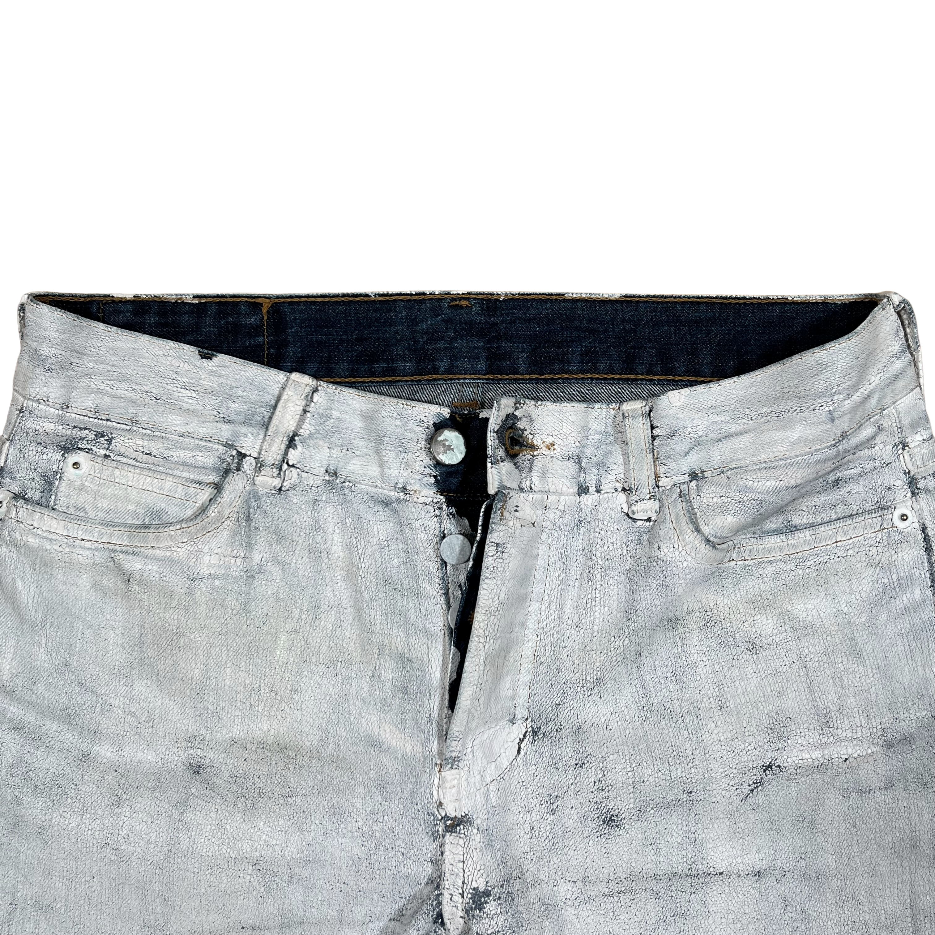 Maison Martin Margiela x H&M 2012 Painted Denim Jeans