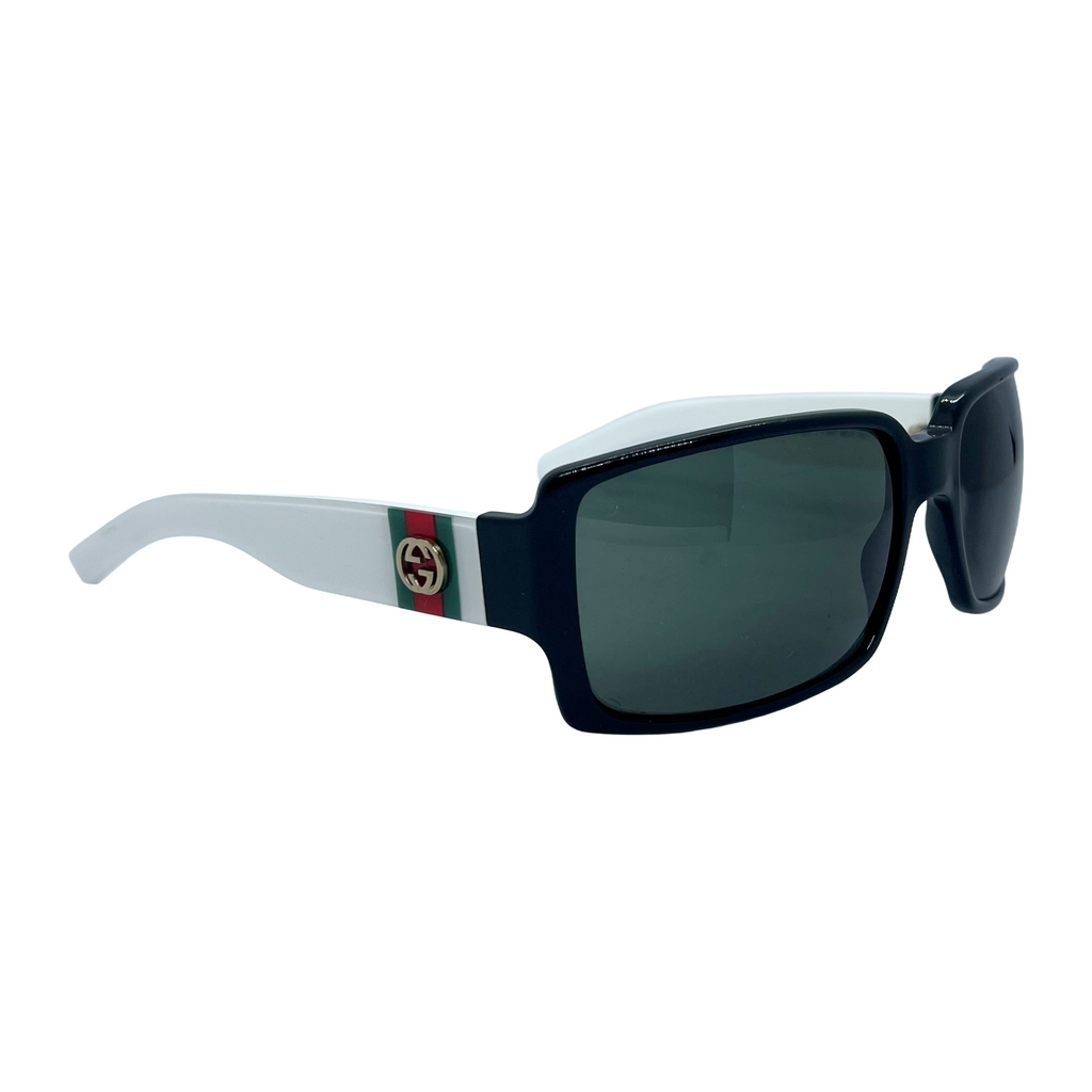 Gucci Web Stripe Interlocking GG Sunglasses