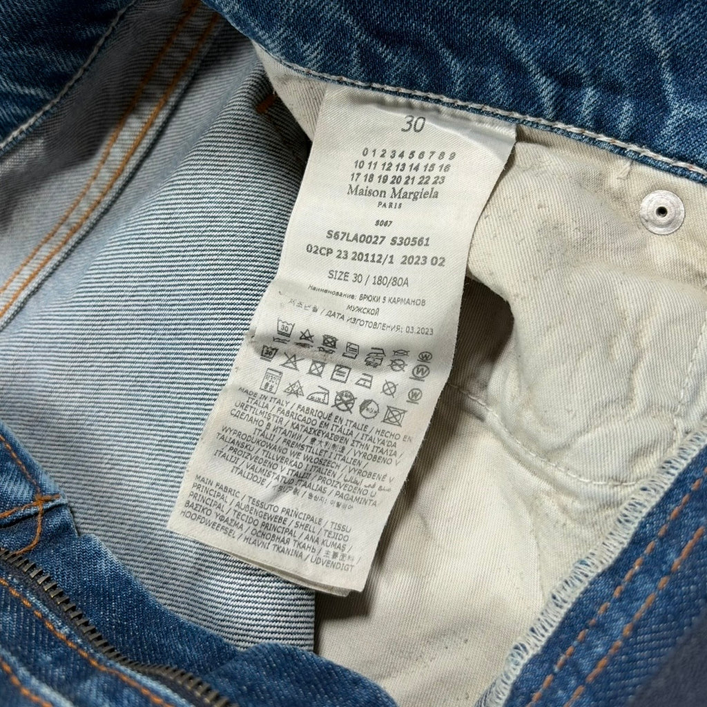 Maison Margiela 2023 Distressed Straight Jeans