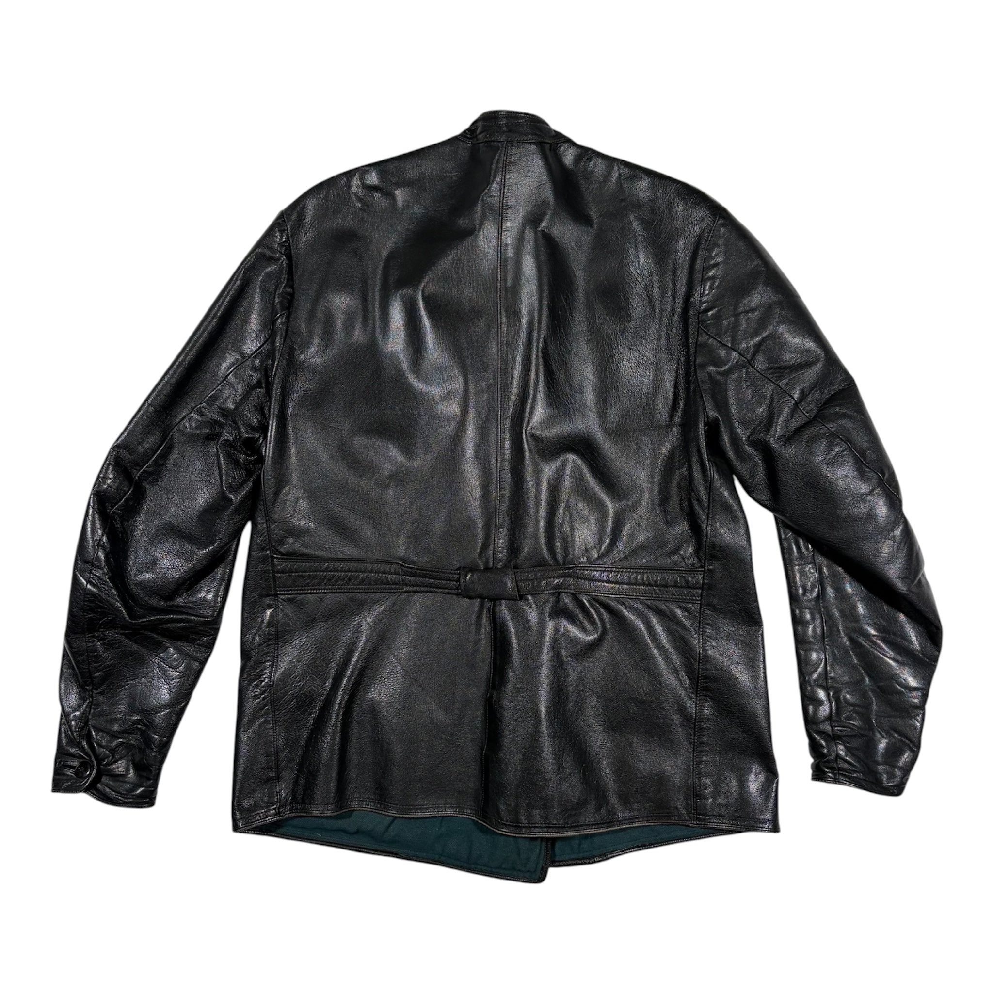 Vintage 30s–40s Masens Skinnindustri Goatskin Leather Jacket