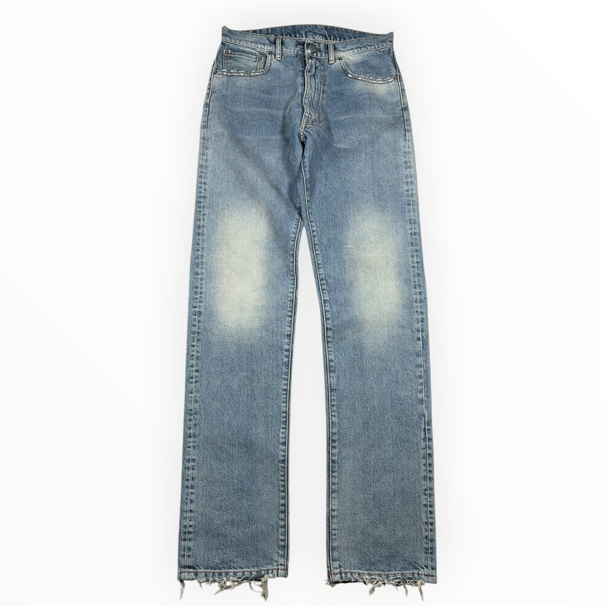 Maison Margiela 2023 Distressed Straight Jeans
