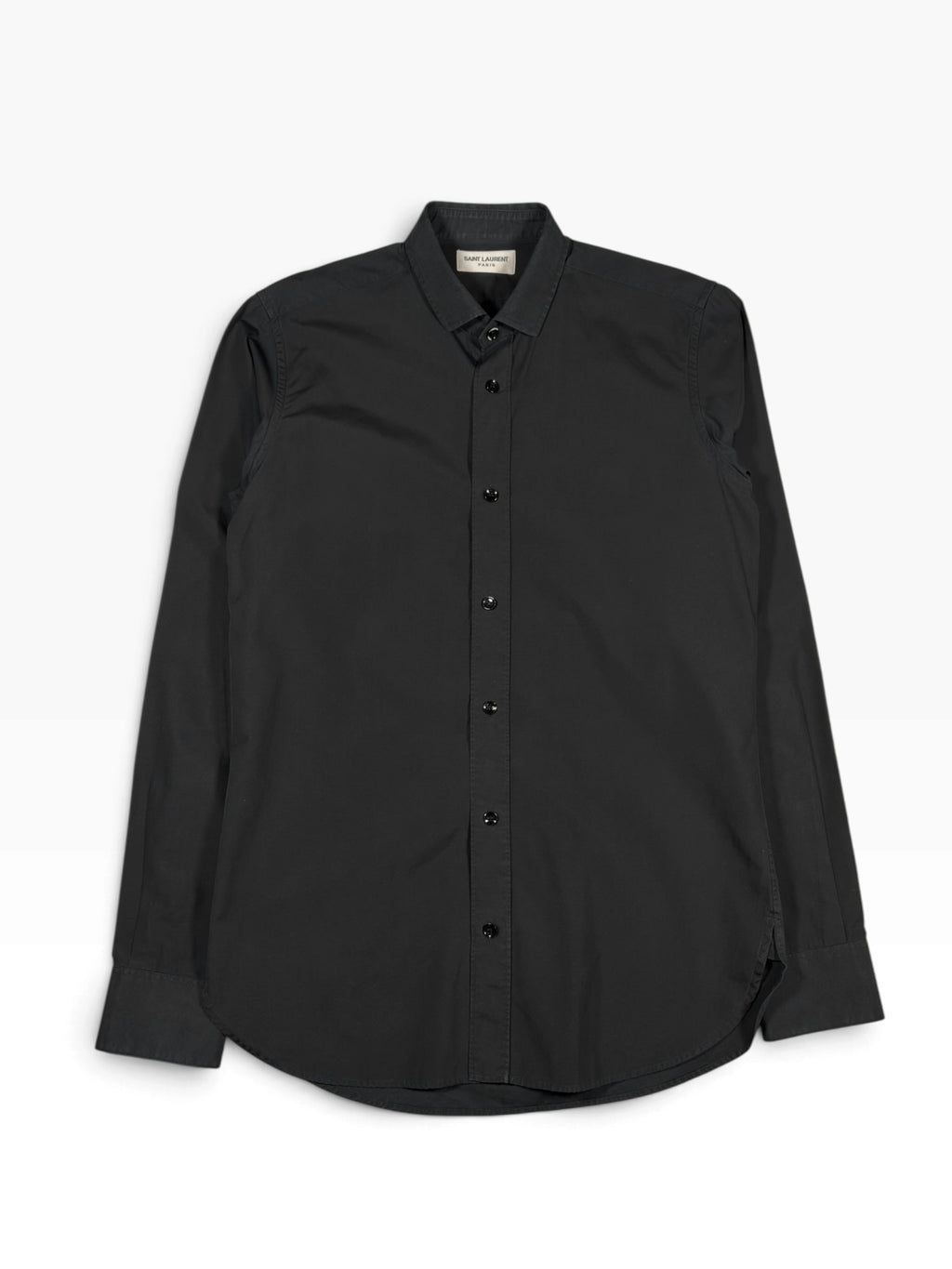 Saint Laurent 2015 Black Fitted Shirt