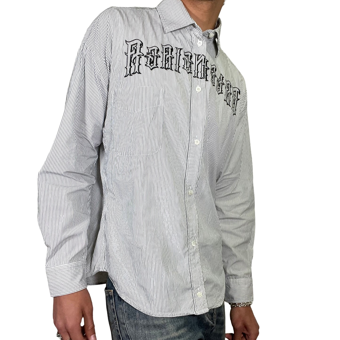 Balenciaga Tattoo Striped Shirt