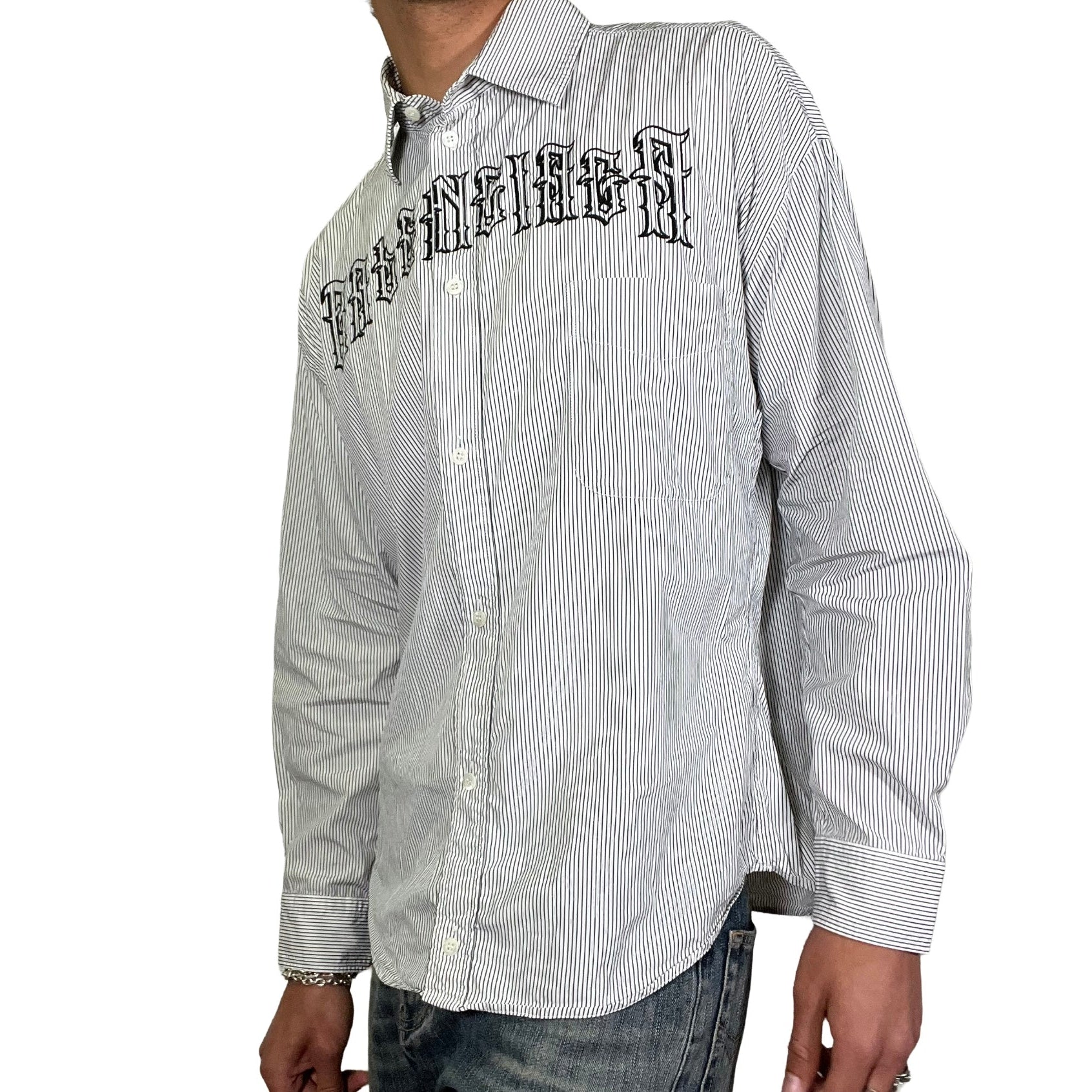 Balenciaga Tattoo Striped Shirt