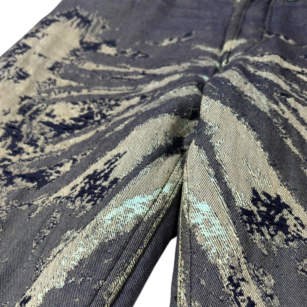 Issey Miyake A-POC Skeleton Jacquard Denim Jeans