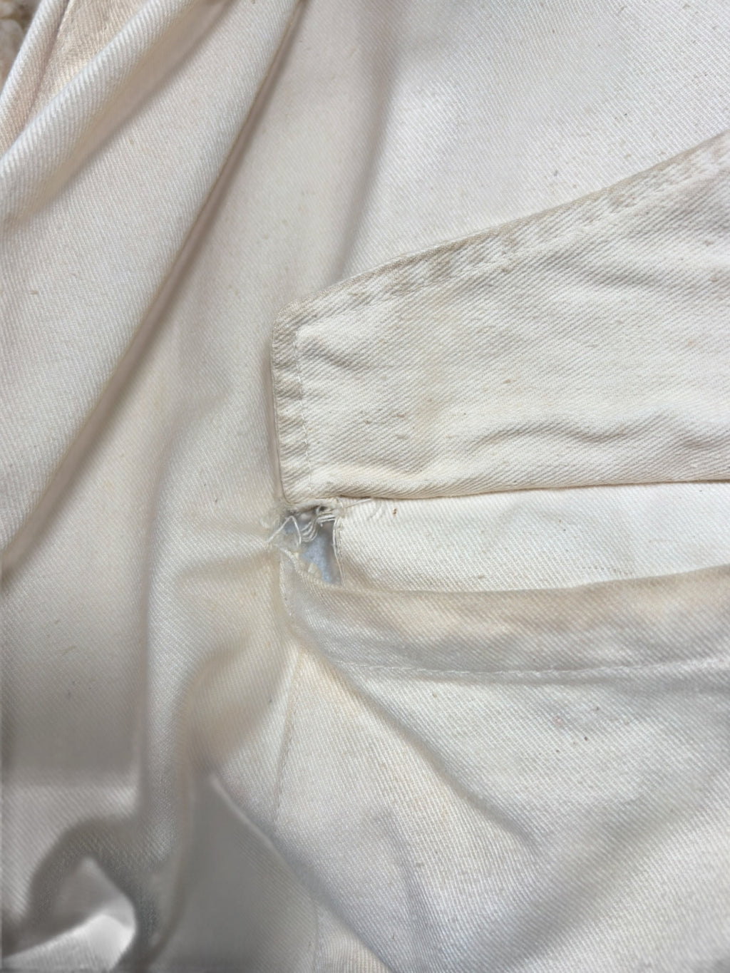 Swedish Military 60s Off-White Shearling-Lined Parka