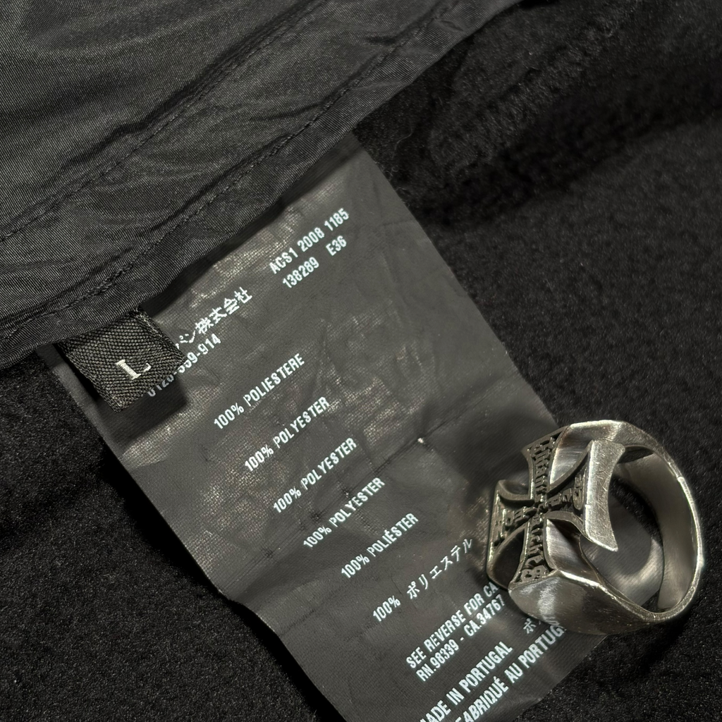 Prada Sport 2008 Ruffle-Trim Fleece Jacket