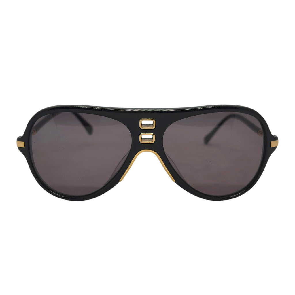 Balmain x H&M Gold-Trim Aviator Sunglasses