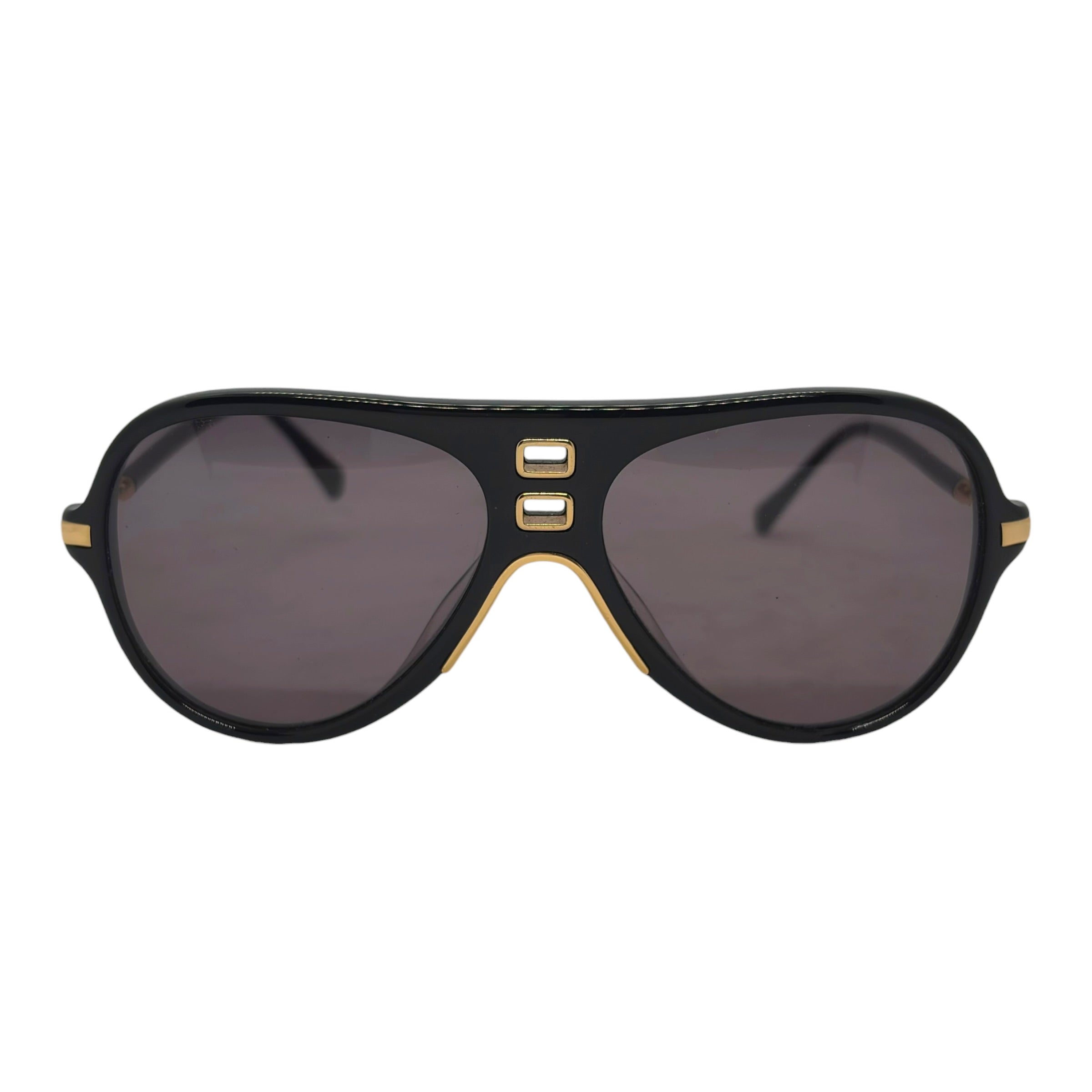 Balmain x H&M Gold-Trim Aviator Sunglasses