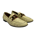 Gucci Horsebit White Loafers