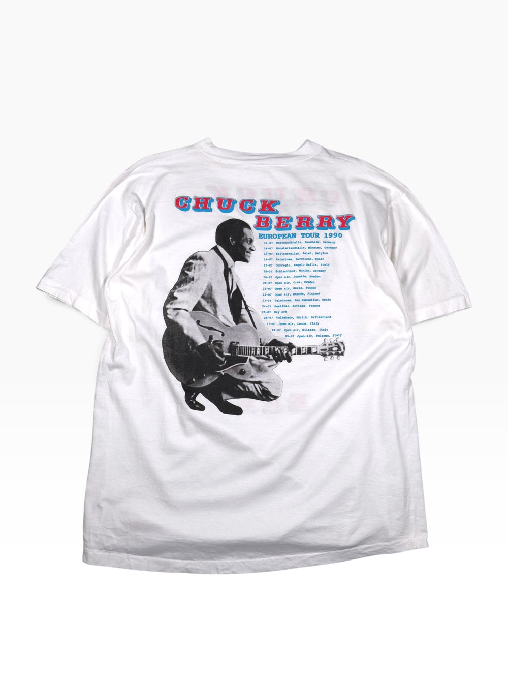 Chuck Berry 1990 European Tour T-Shirt