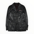 Gucci Leather Military Safari Field Jacket