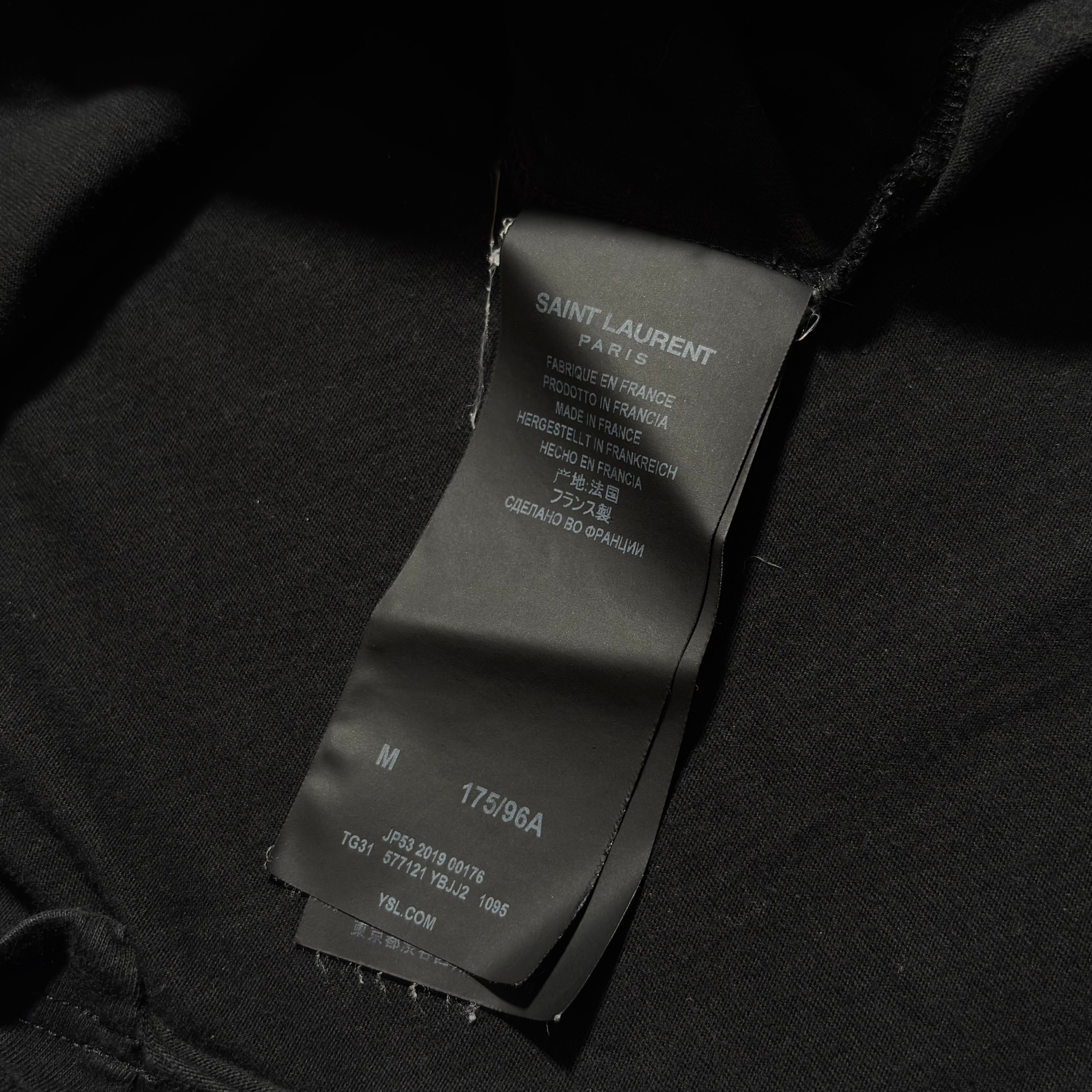 Saint Laurent Paris Vertical Logo T-Shirt