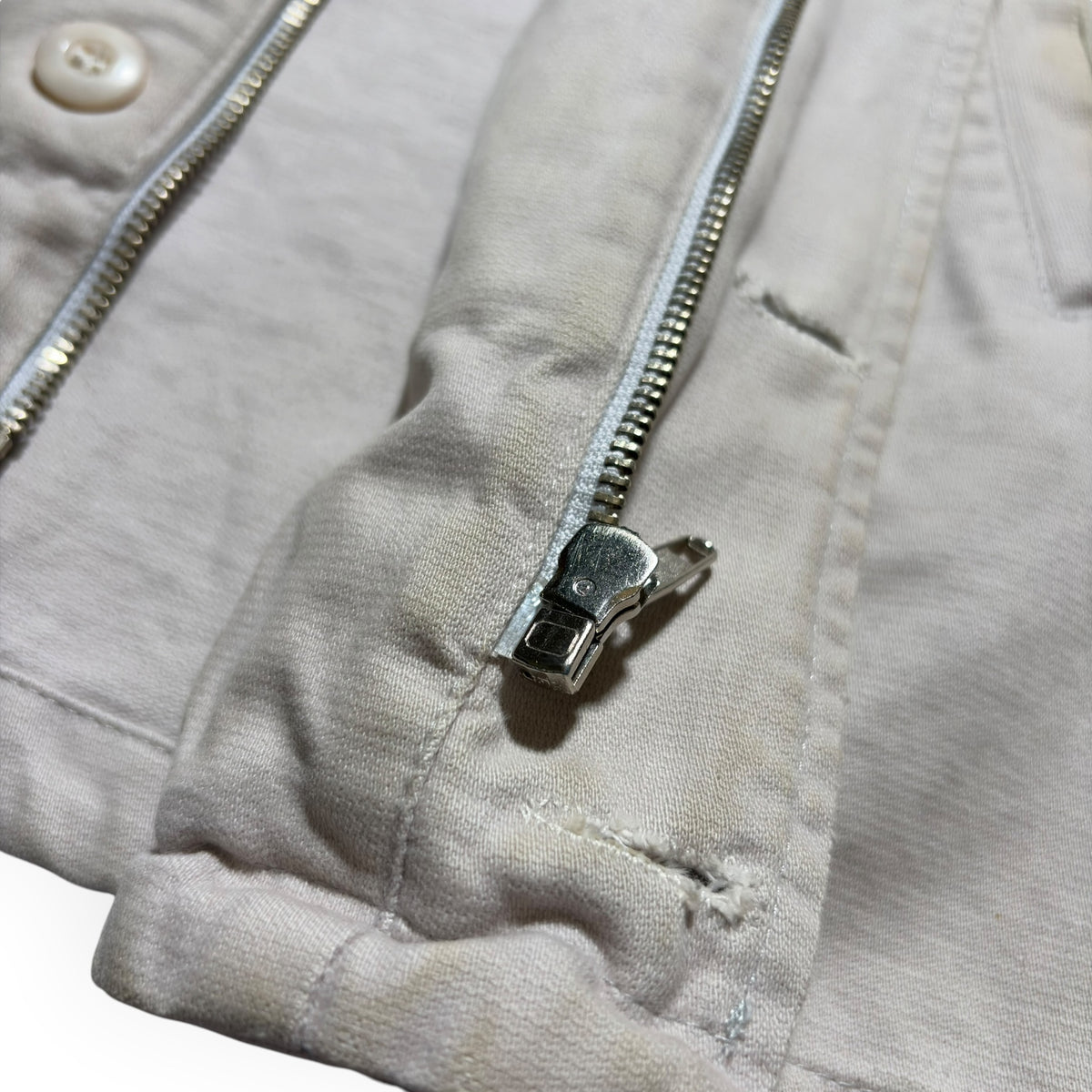 Helmut Lang 1996 Canvas Zip-Up Deck Jacket