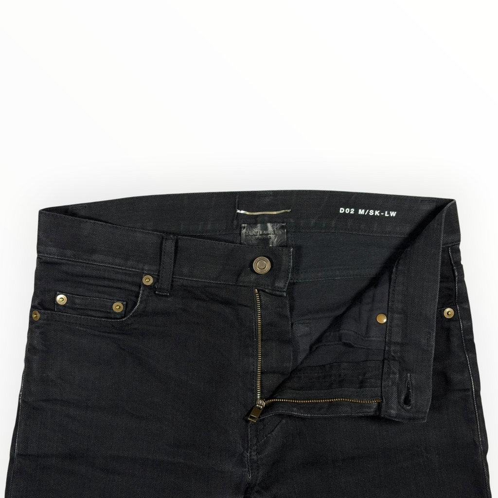 Saint Laurent 2016 D02 Knee-Slit Jeans