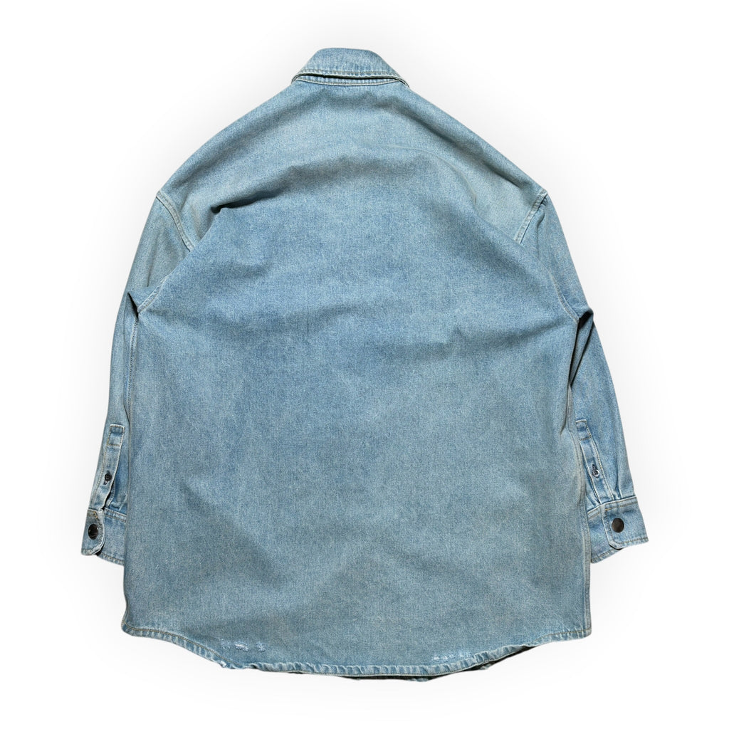 Prada 2021 Oversized Denim Overshirt