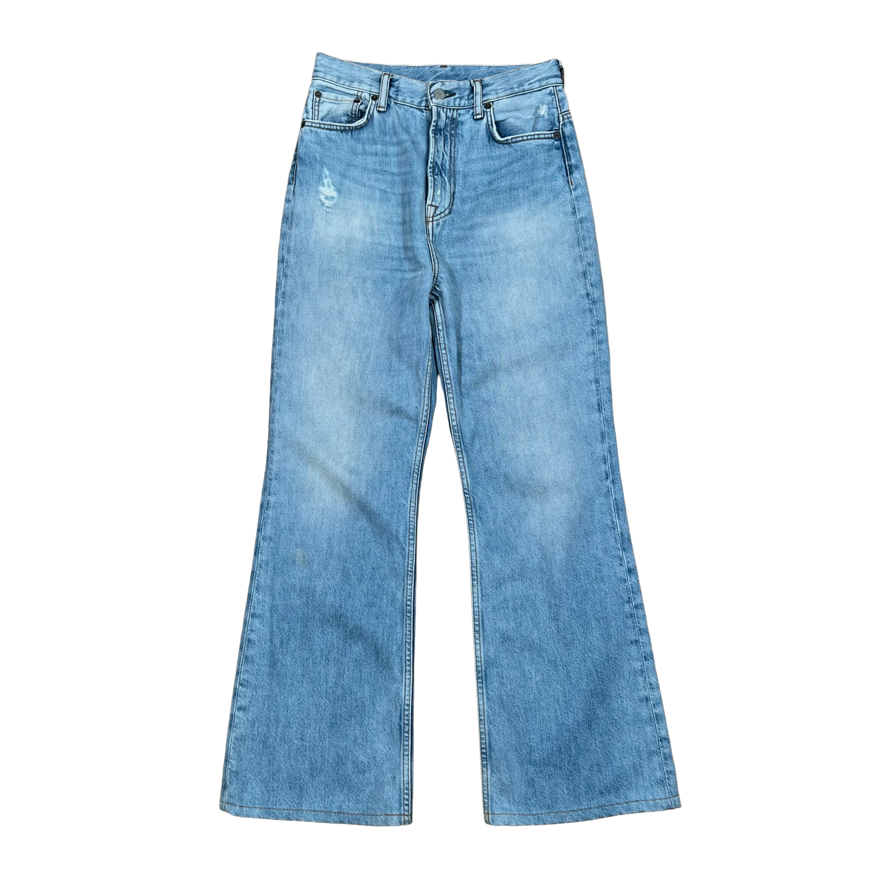 Acne Studios "1990" Light Blue Vintage Flare Jeans