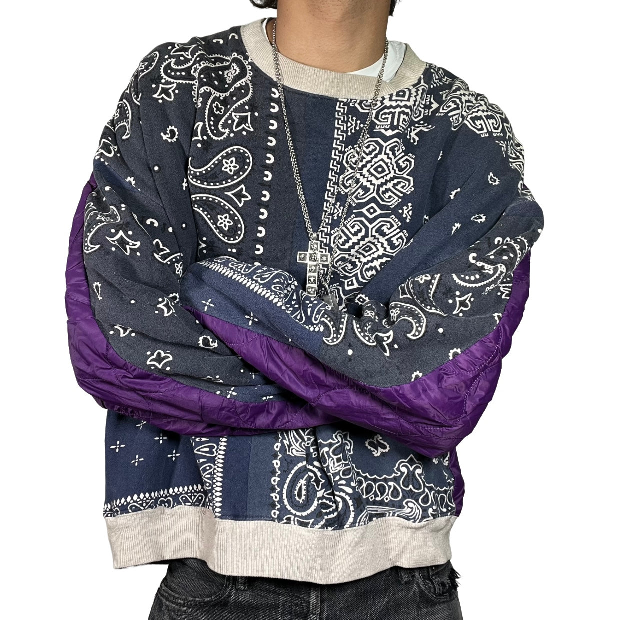 Kapital Bandana Paisley Waltzing Matilda Sweatshirt