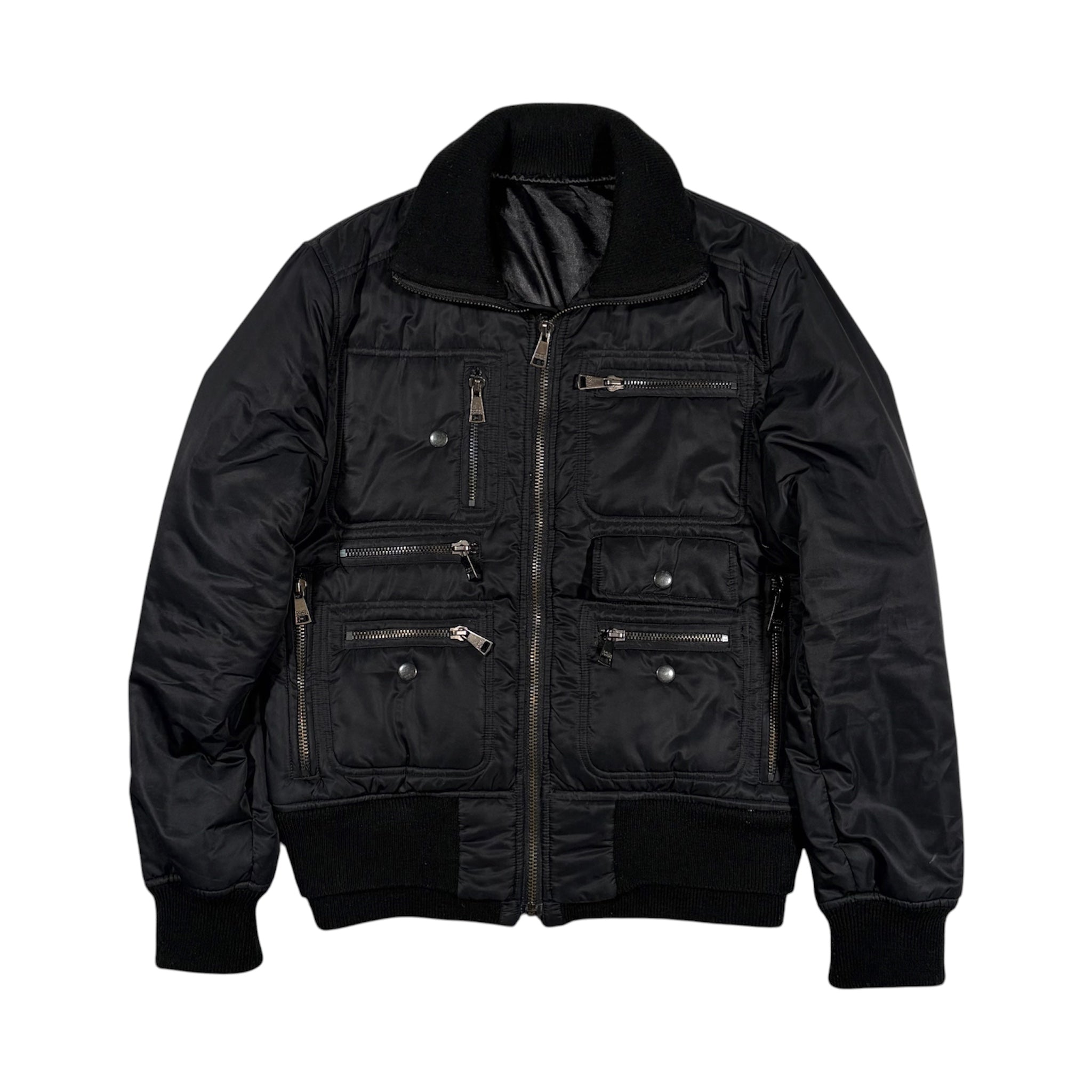 Dolce & Gabbana FW07 Multi-Pocket Utility Bomber Jacket