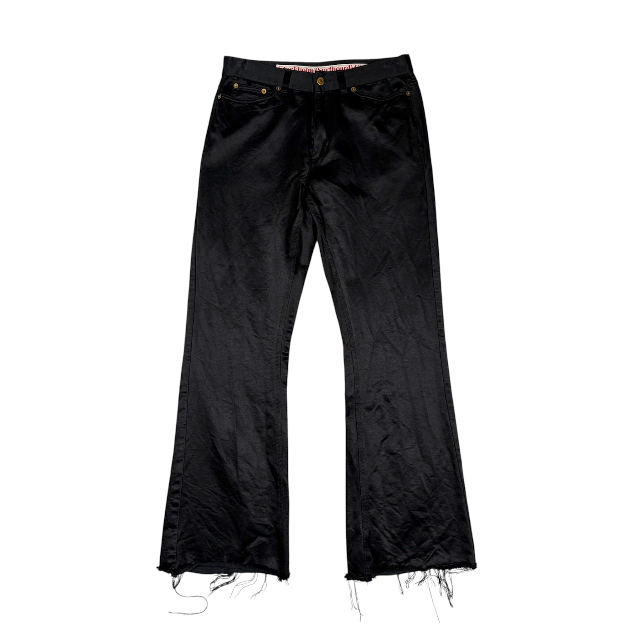 Stockholm (Surfboard) Club Embroidered Flared Trousers