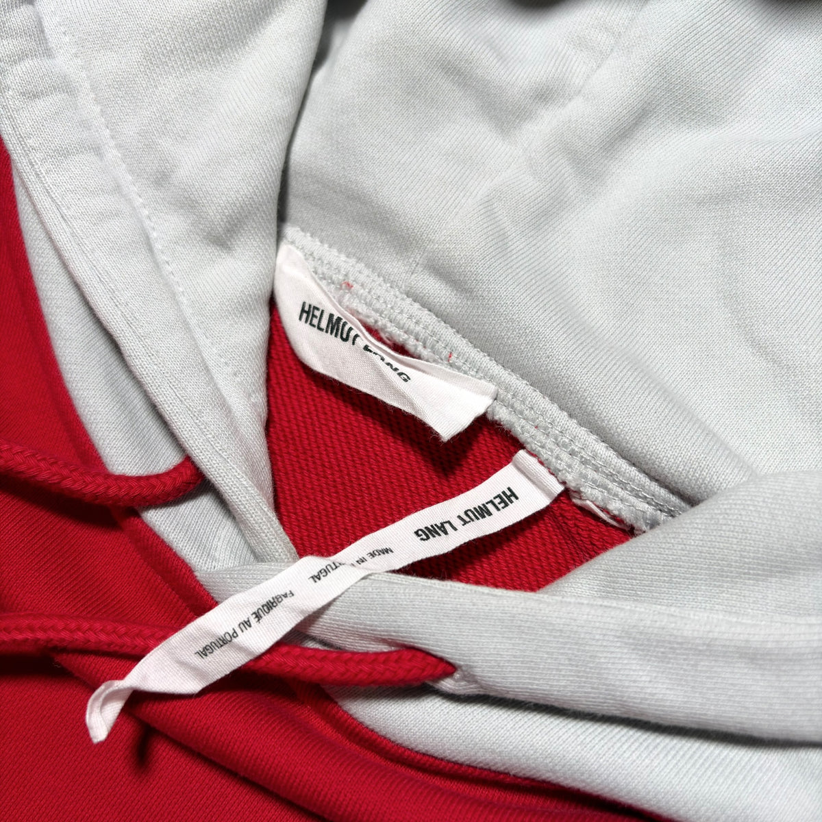 Helmut Lang "Taxi" Two-Tone Hoodie