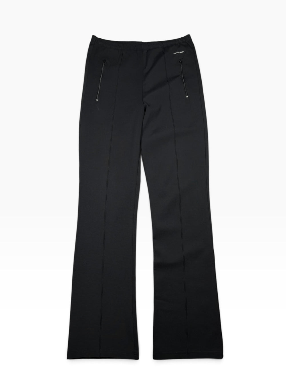 Balenciaga Black Flared Track Pants