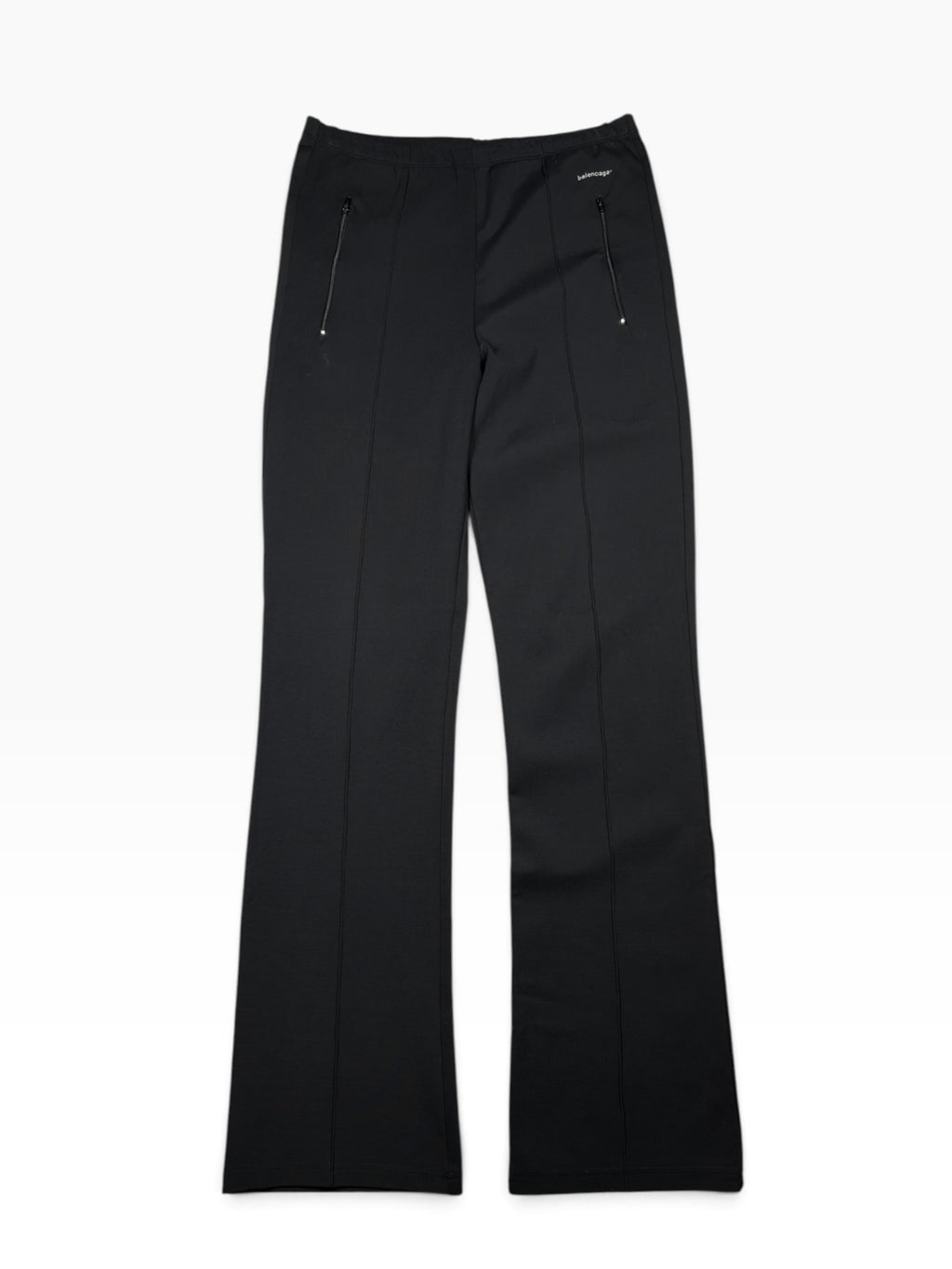 Balenciaga Black Flared Track Pants