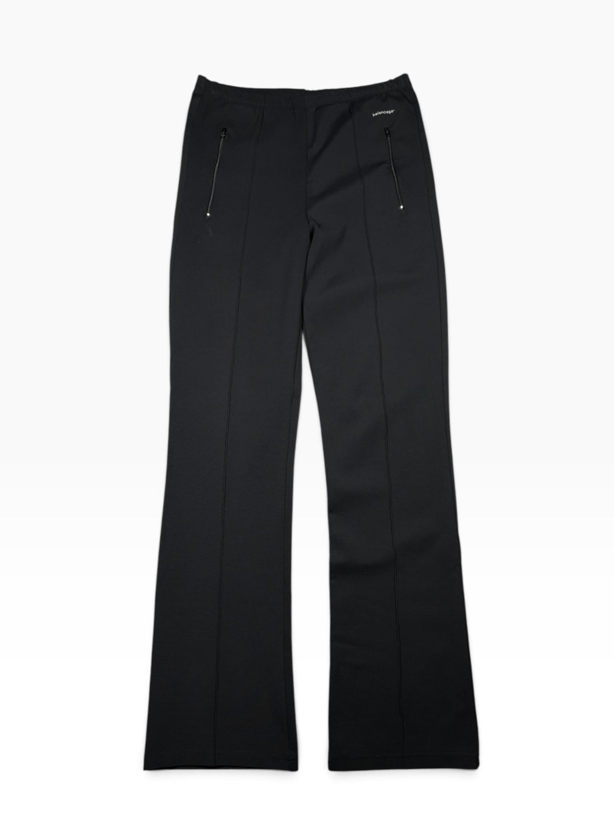 Balenciaga Black Flared Track Pants