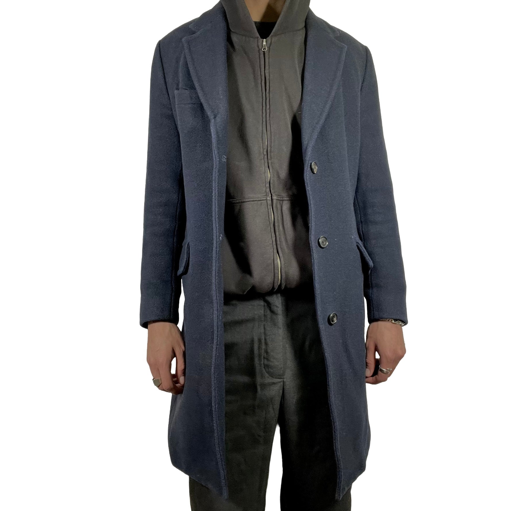 Our Legacy AW14 Navy Melton Coat